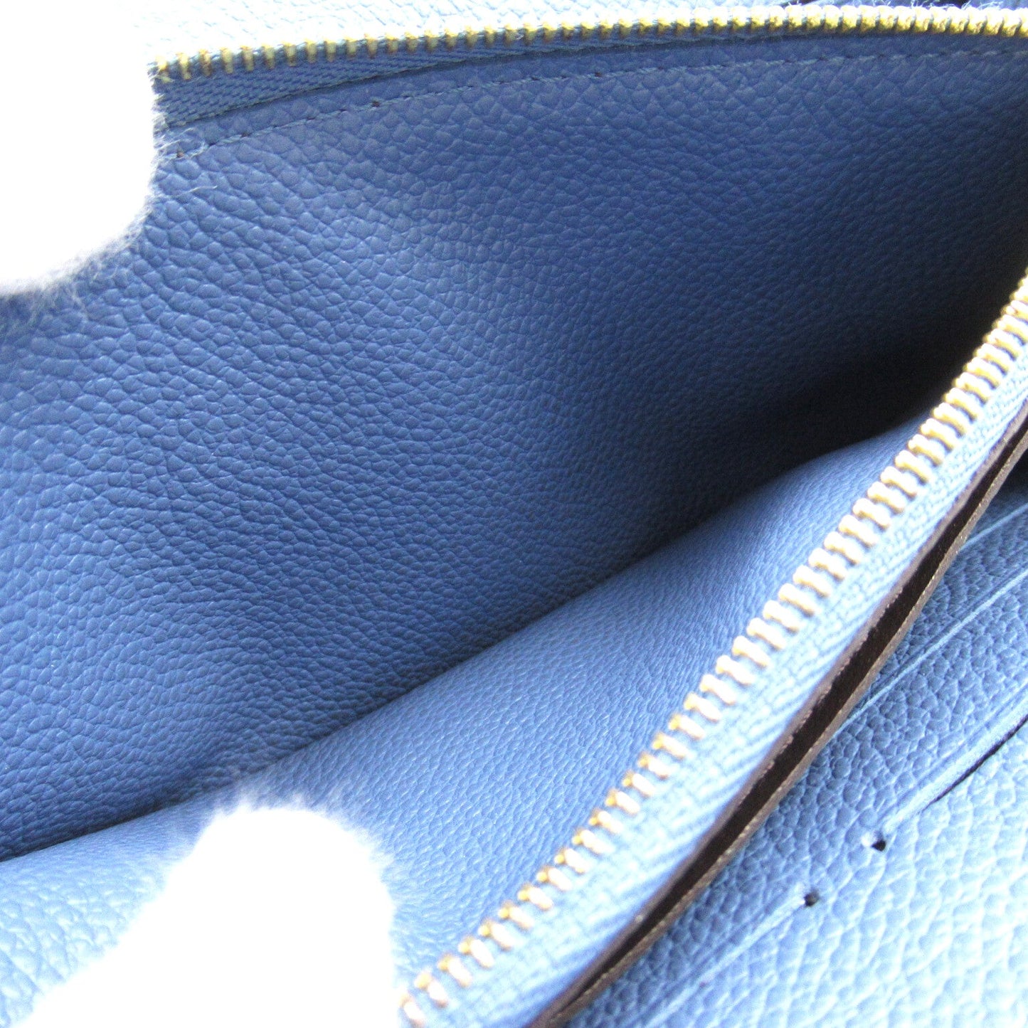 Louis Vuitton Portefolio Pallas Double Fold Wallet Wallet PVC Coated Canvas Monogram   Brown / Blue M63940