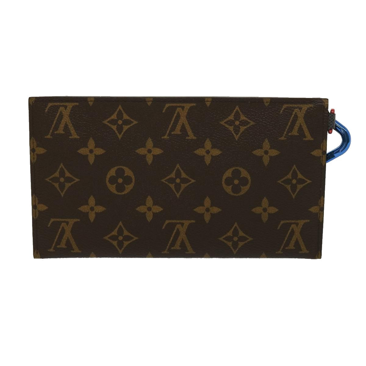 LOUIS VUITTON Monogram ribbon pouch Clutch Bag M63045 LV Auth 30605A