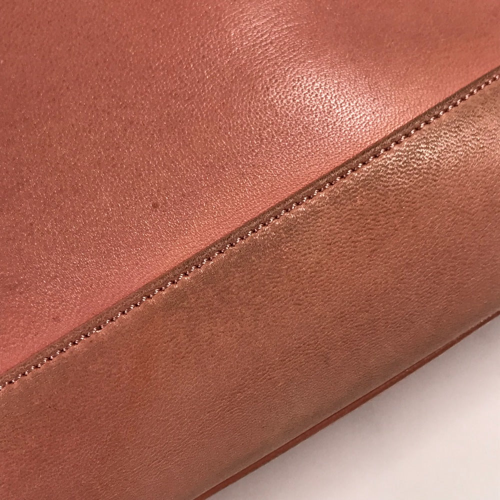 CHANEL Tote Bag leather pink Shoulder Bag CC COCO Mark