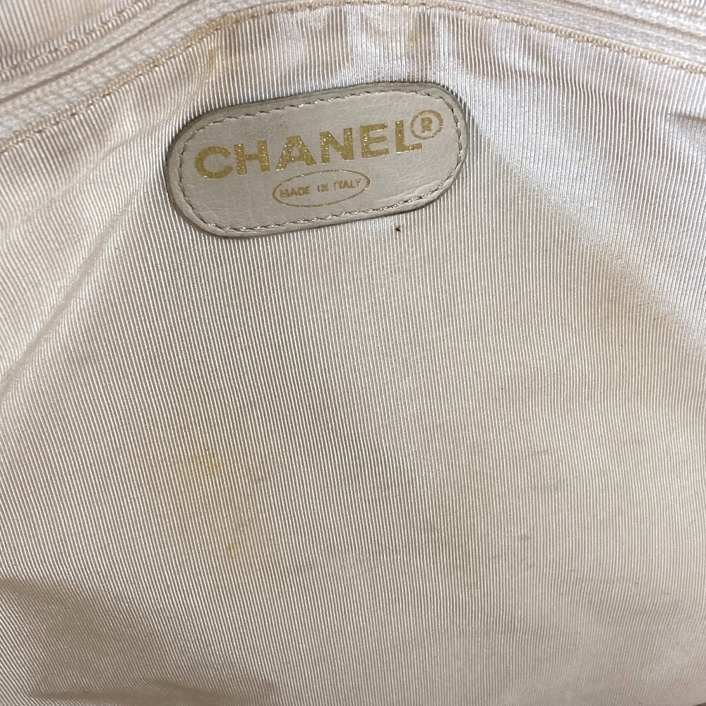 CHANEL Tote Bag canvas pink Floral Flower CC COCO Mark