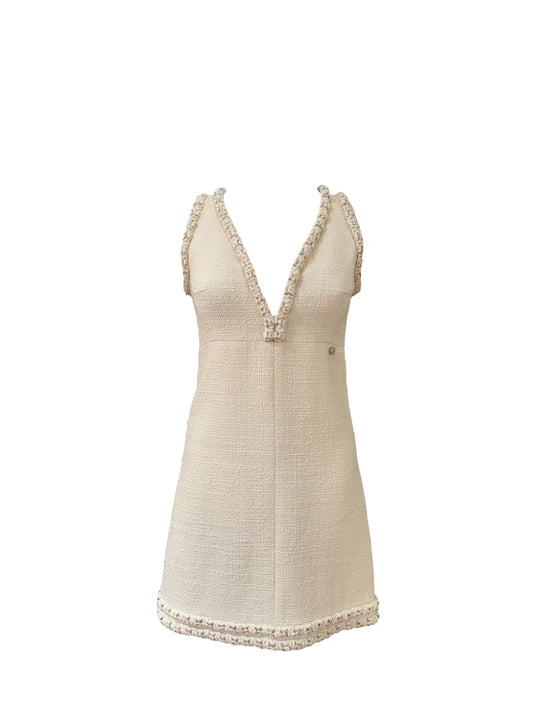 Chanel - Robe en tweed T34