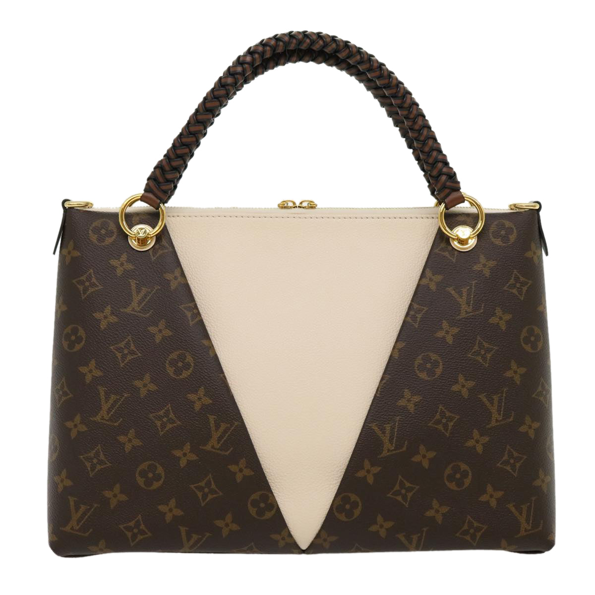 LOUIS VUITTON Monogram V Tote MM Tote Bag 2way M45273 LV  30668A