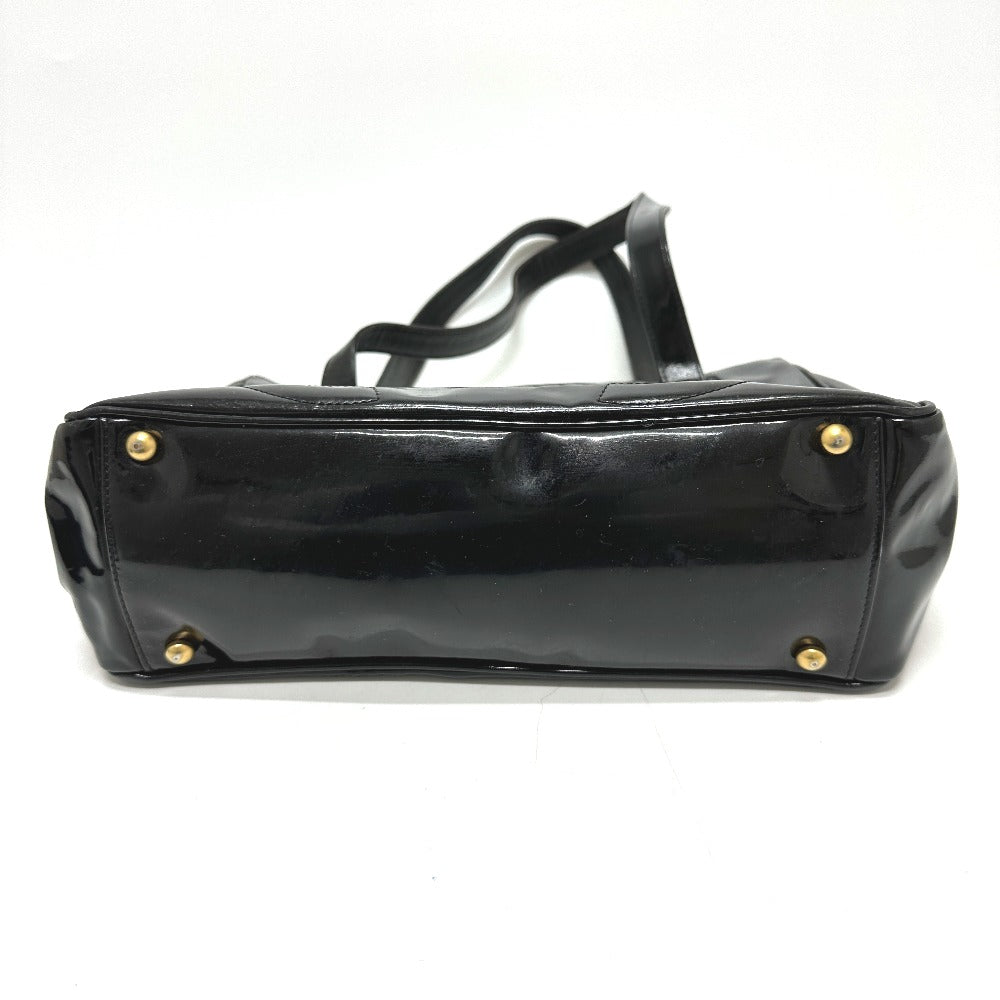 CHANEL Shoulder Bag enamel black Trip Luco co Women Used