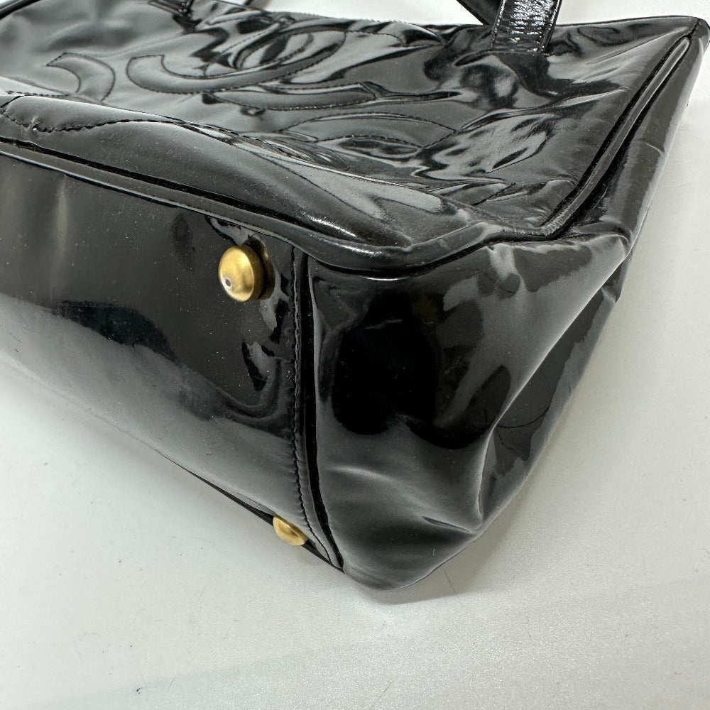 CHANEL Shoulder Bag enamel black Trip Luco co Women Used