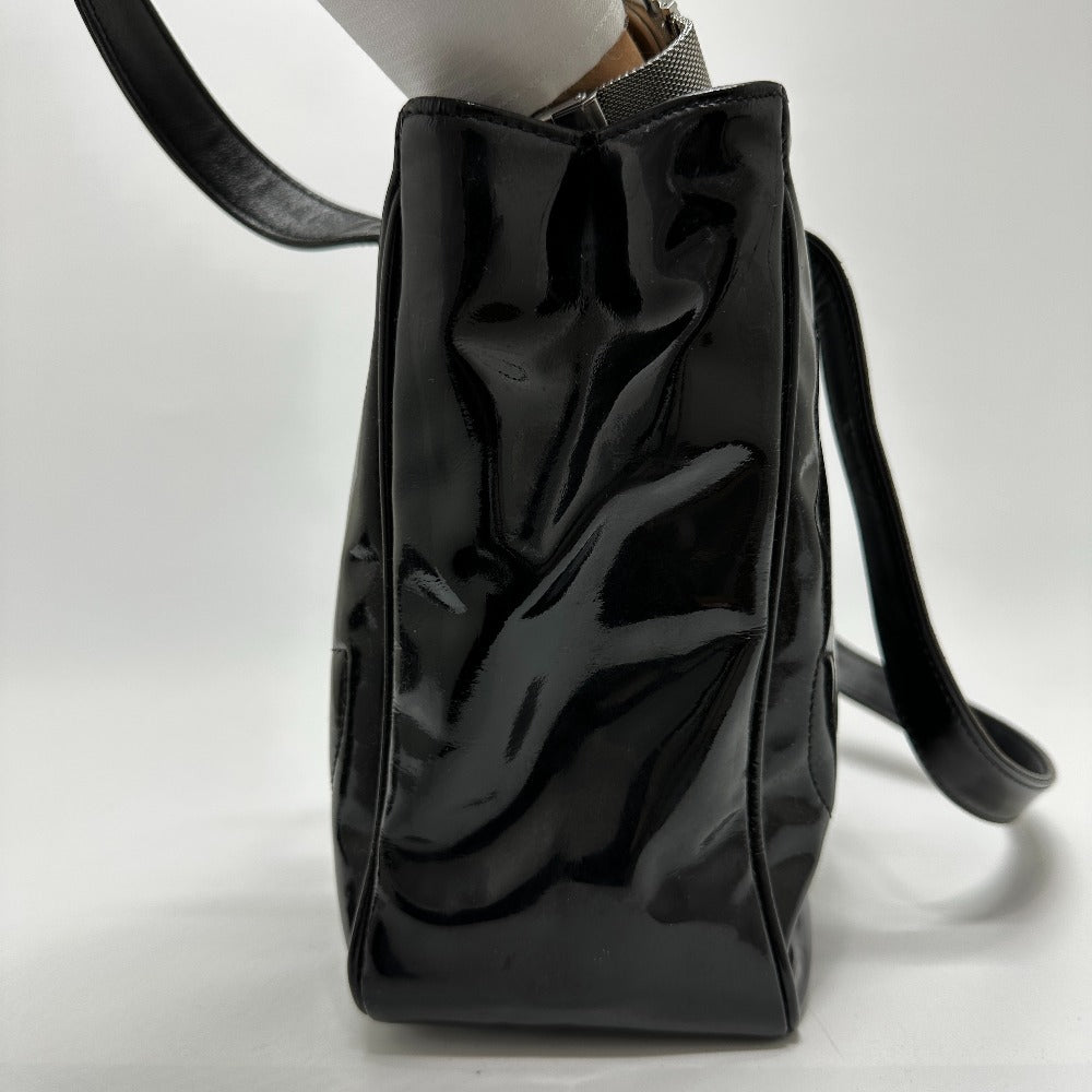 CHANEL Shoulder Bag enamel black Trip Luco co Women Used