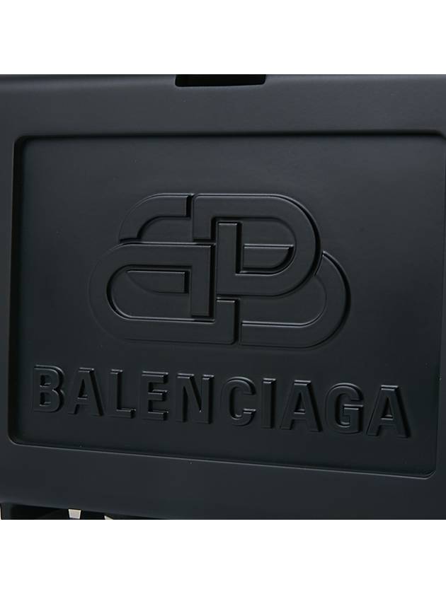 Luxury Balenciaga  BB Logo Top Handle Tote Bag Black