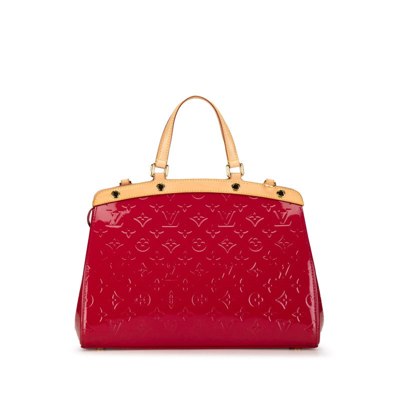 Louis Vuitton Monogram Vernis Blair MM Handbag 2WAY M91798 Rose Andy Pink Patent Leather  Louis Vuitton
