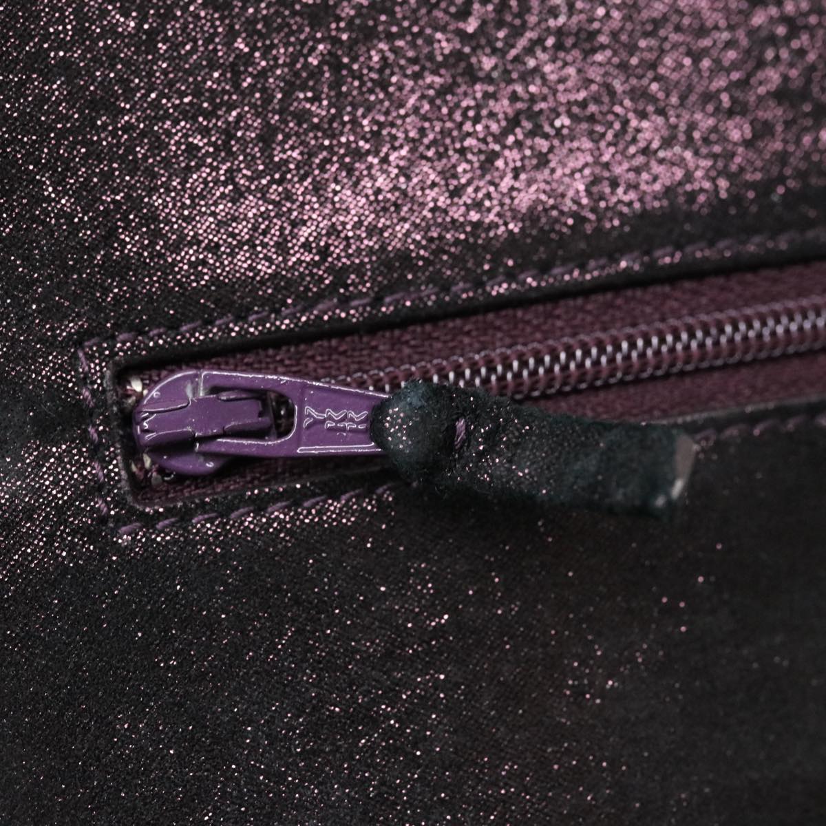 Top Quality Chanel Matrasse Chain Shoulder Bag Satin Purple CC Auth 30950A