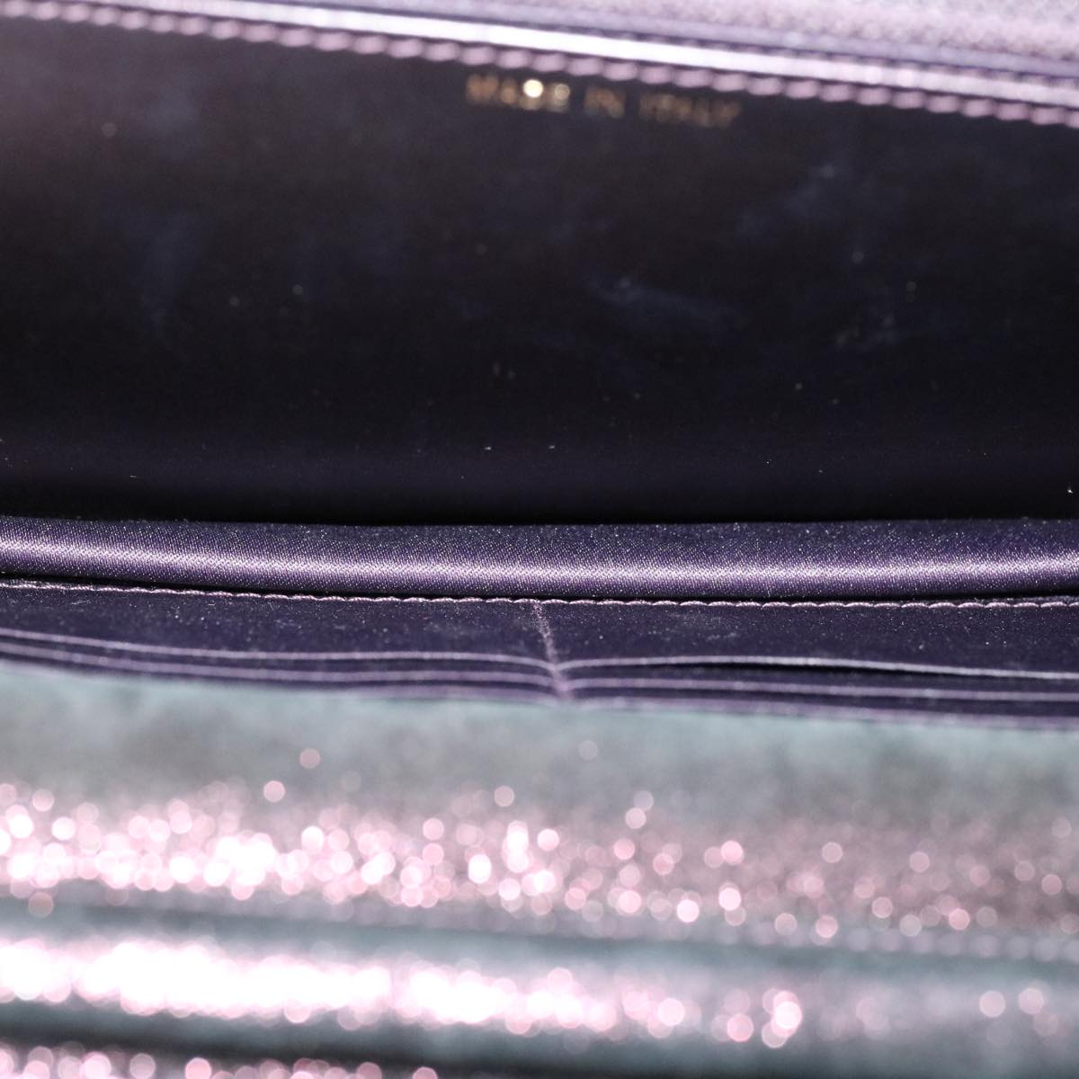 Top Quality Chanel Matrasse Chain Shoulder Bag Satin Purple CC Auth 30950A