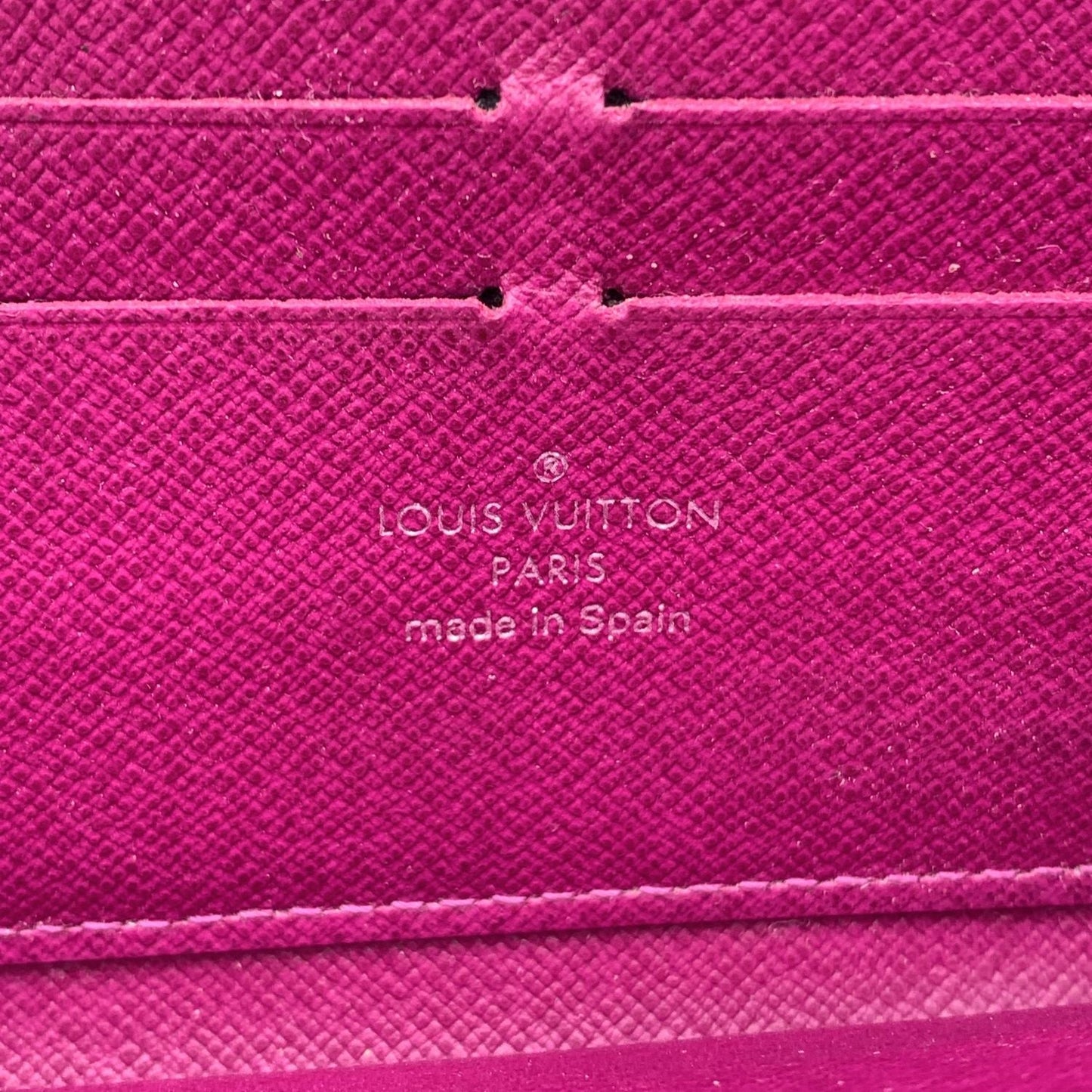 LOUIS VUITTON Purple Epi Leather Zippy Long Continental Wallet