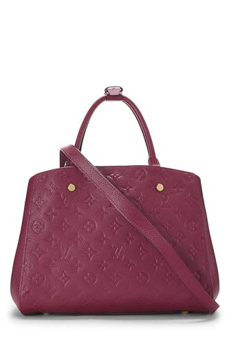 Louis Vuitton,  Purple Monogram Empreinte Montaigne MM, Purple