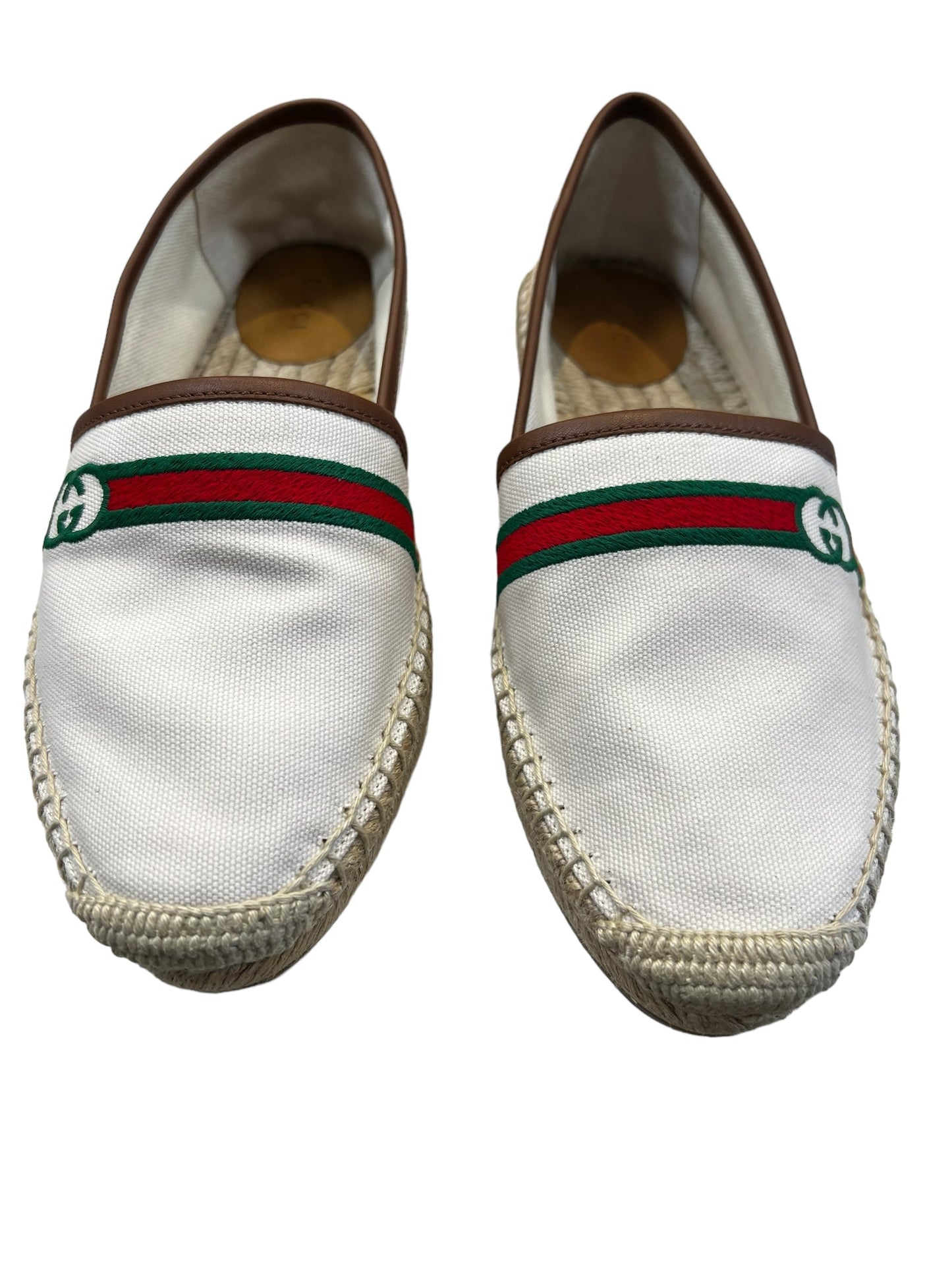 Cream Shoes Luxury Designer Gucci, Size 8.5
