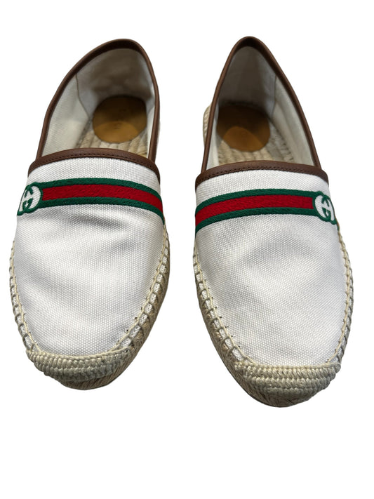 Cream Shoes Luxury Designer Gucci, Size 8.5