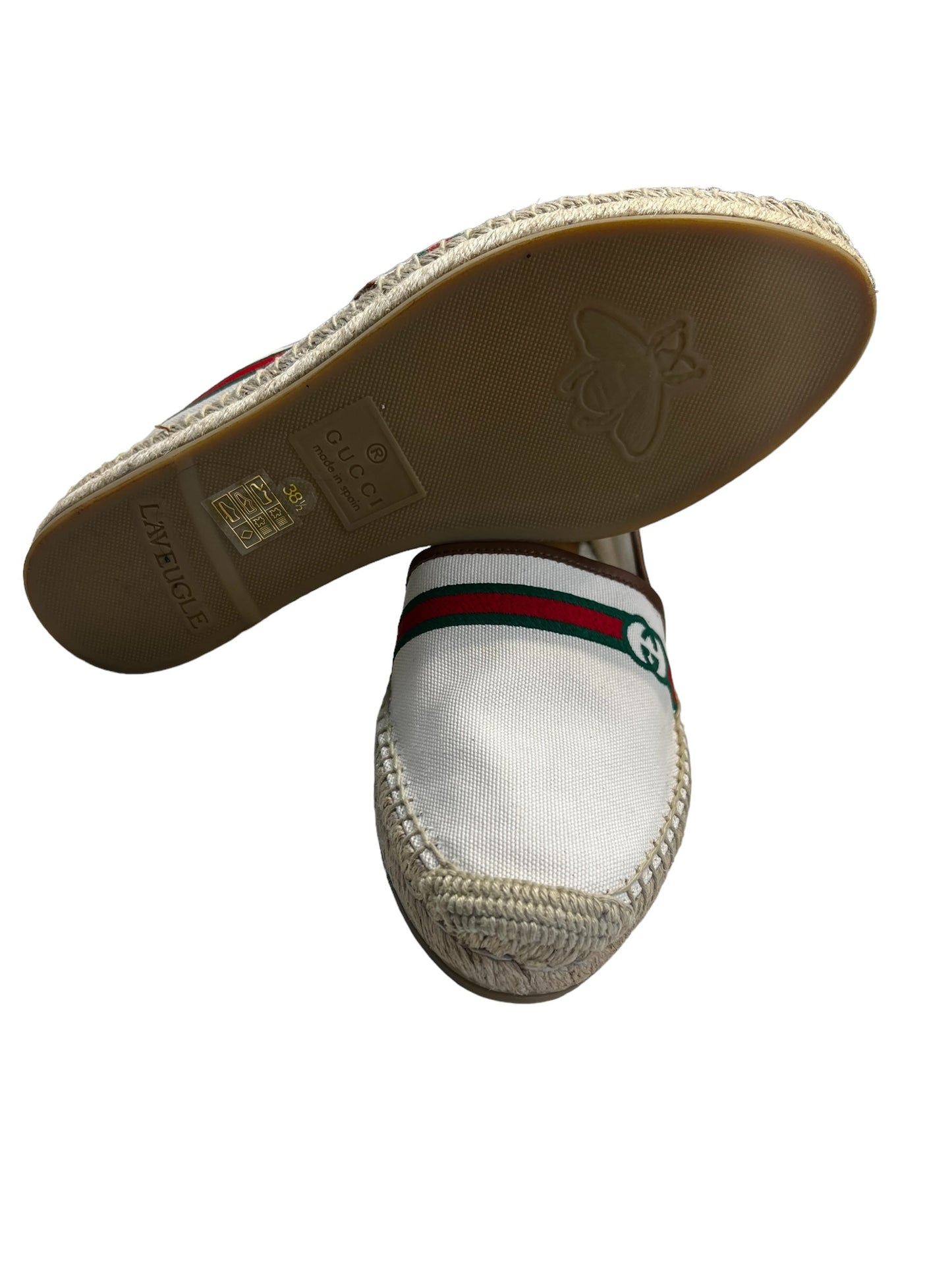 Cream Shoes Luxury Designer Gucci, Size 8.5