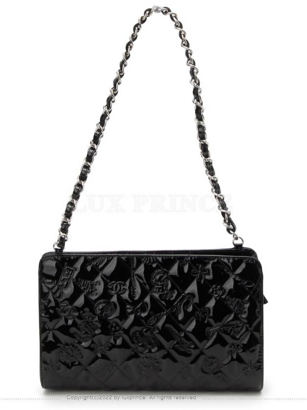 Patent shoulder bag 1021hv Chanel