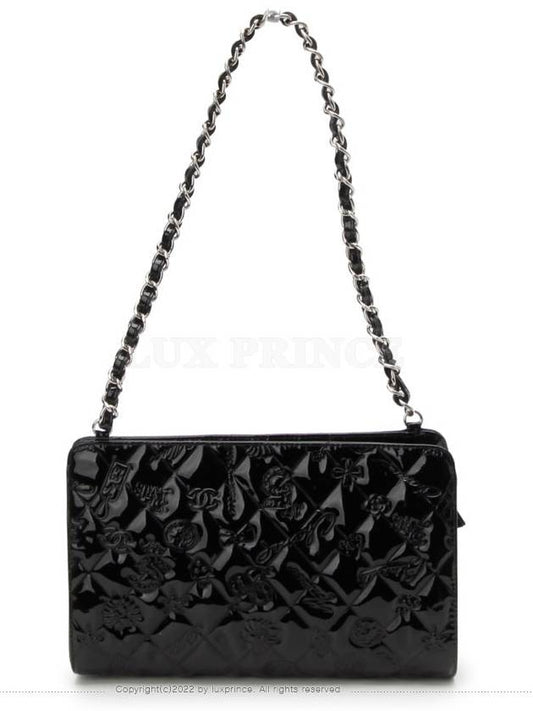 Patent shoulder bag 1021hv Chanel