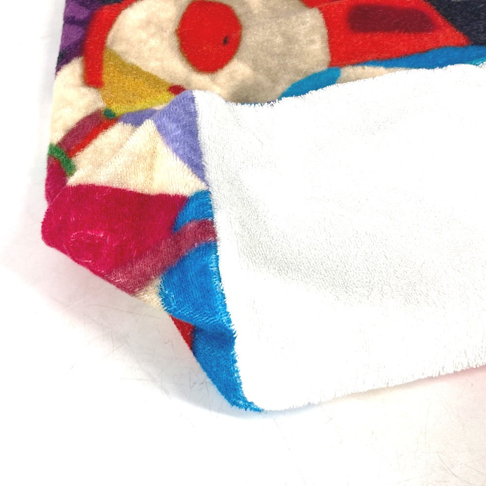 CHANEL Tote Bag pile white Beach bag logo