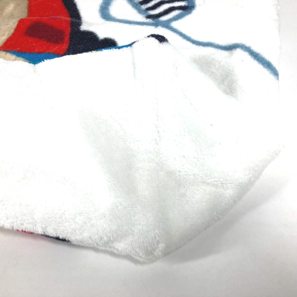 CHANEL Tote Bag pile white Beach bag logo