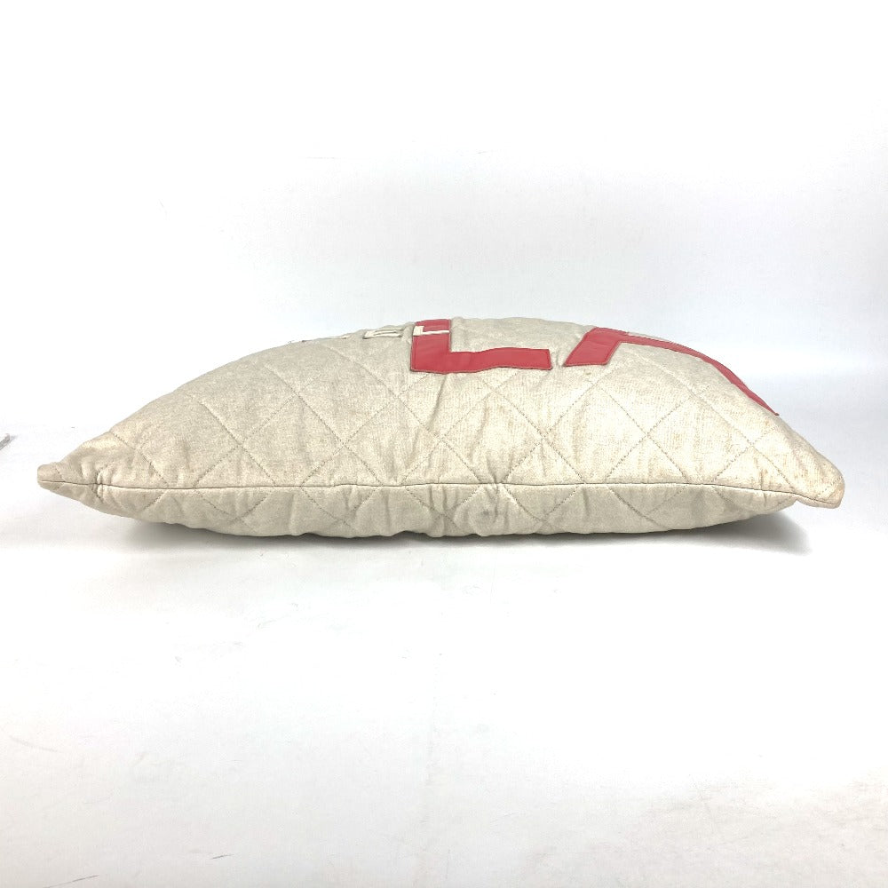 CHANEL Shoulder Bag canvas white quilting logo LA CC COCO Mark charm included Women Used