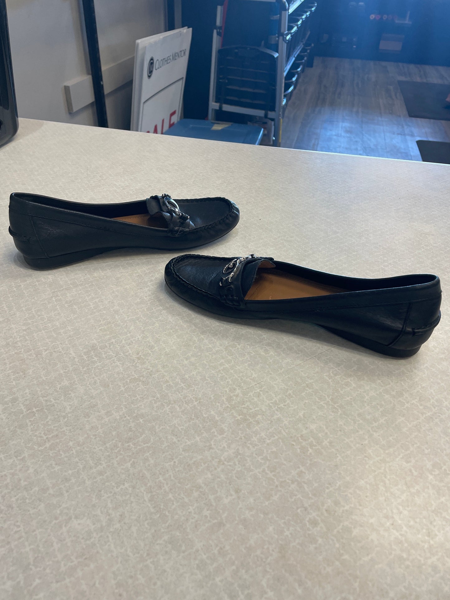 Shoes Flats By Coach In Black, Size: 7
