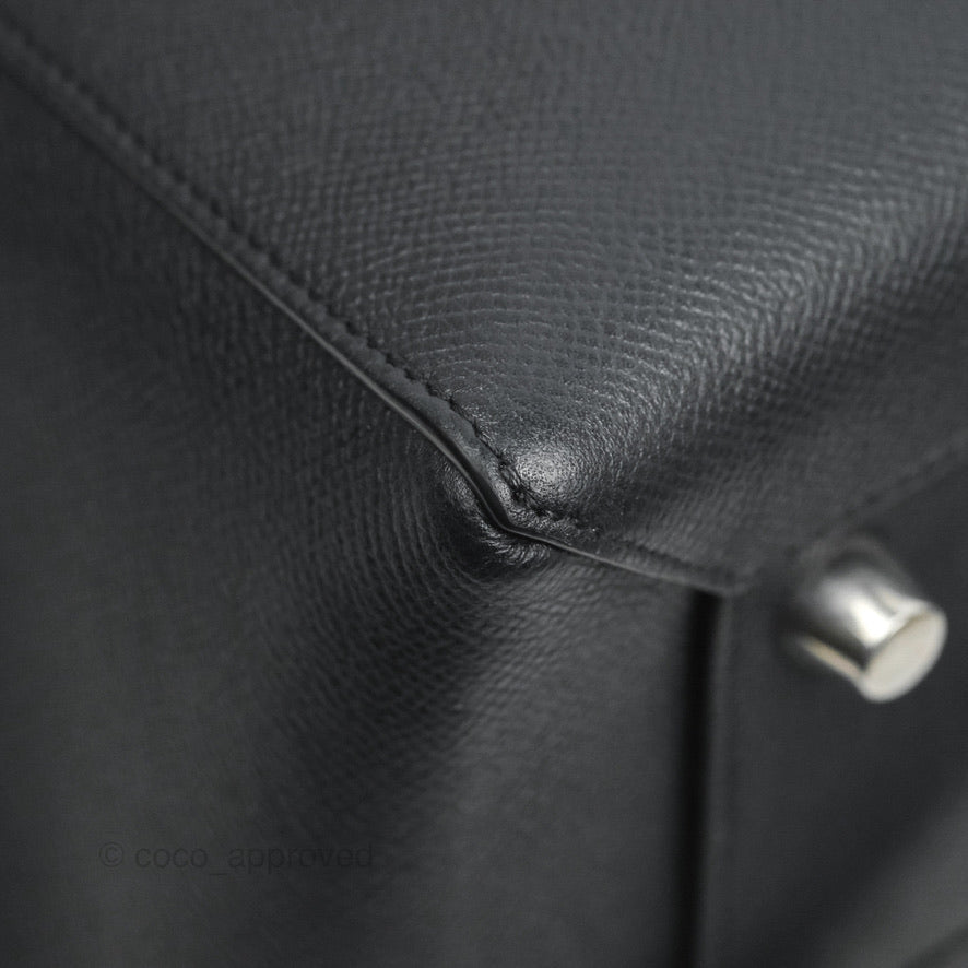 Celine Mini Belt Bag Dark Navy Grained Calfskin Silver Hardware