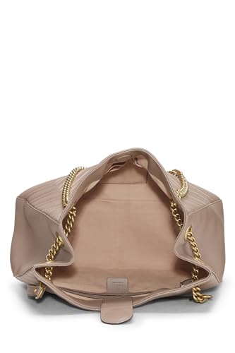 Gucci, Pink Leather GG Marmont Chain Tote, Pink