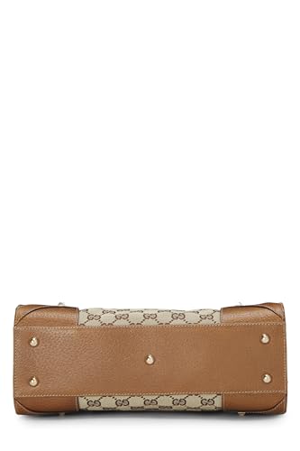 Gucci, Original GG Canvas Studded Handbag, Brown