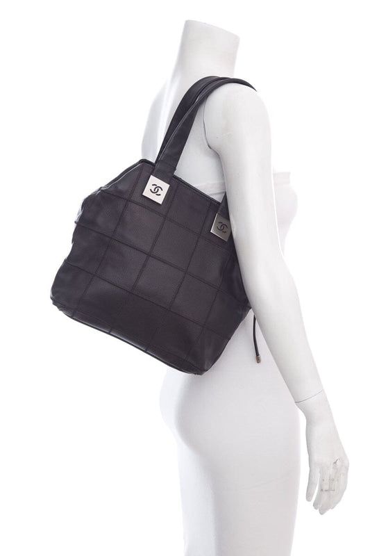 Chanel Black Leather HandBag