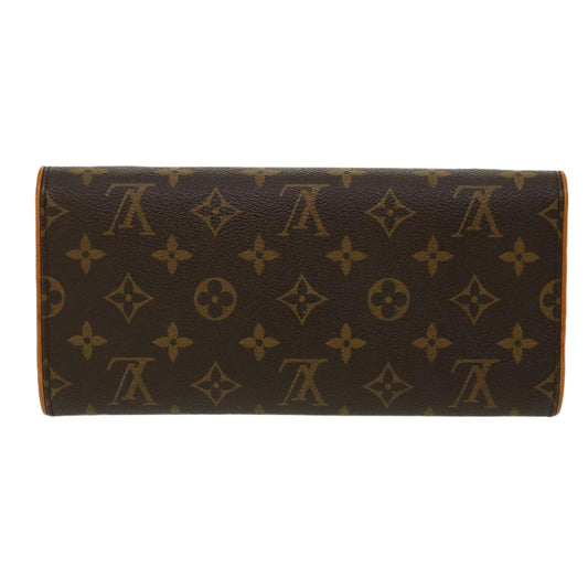 LOUIS VUITTON Monogram Pochette Twin GM Shoulder Bag M51852 LV Auth 31478