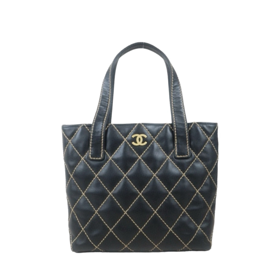 Good ( Rank AB)｜ CHANEL Calf Leather Hand Bag Made In 2002～2003Year｜VT25030112