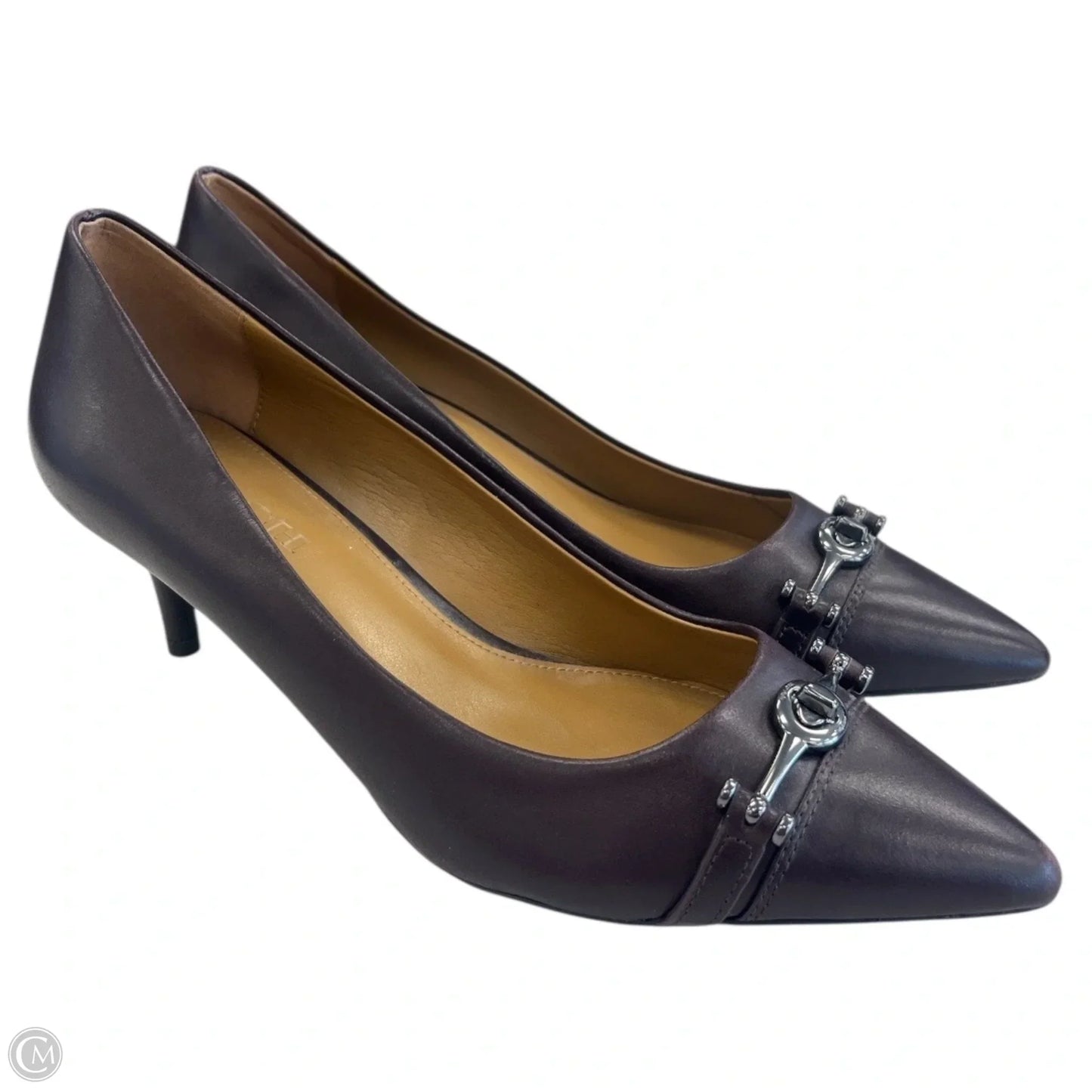 Shoes Designer By Coach In Maroon, Size: 9