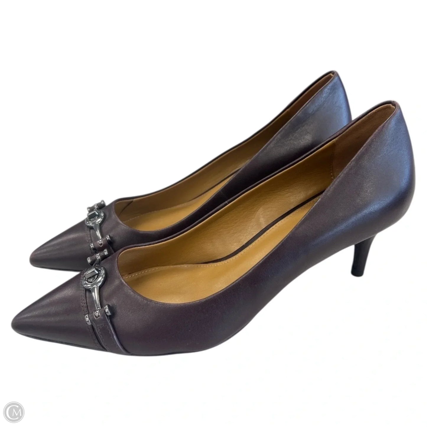 Shoes Designer By Coach In Maroon, Size: 9