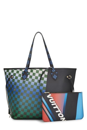 Louis Vuitton,  Multicolor Coated Canvas Race Neverfull MM, Multi