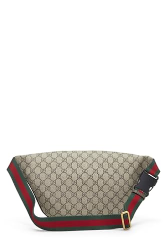 Gucci, Brown Original GG Supreme Canvas Courrier Waist Pouch, Brown