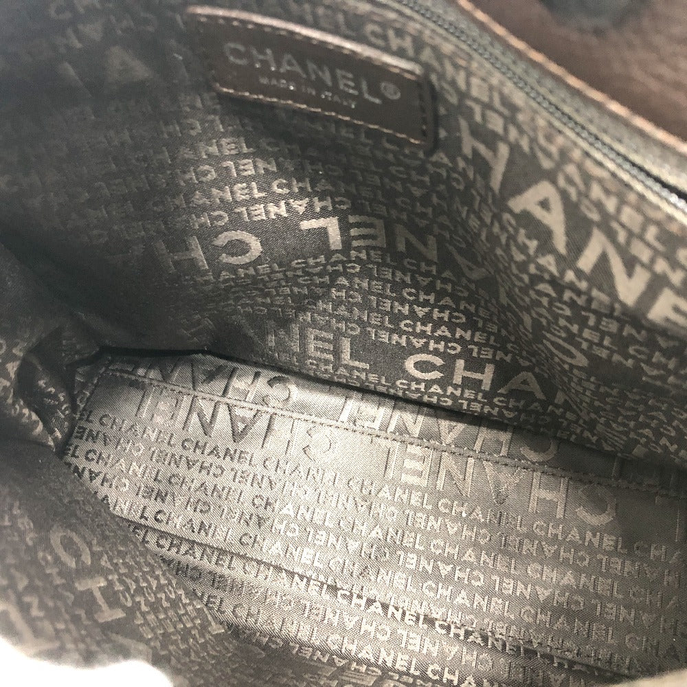CHANEL Tote Bag leather Brown Executive 2.55