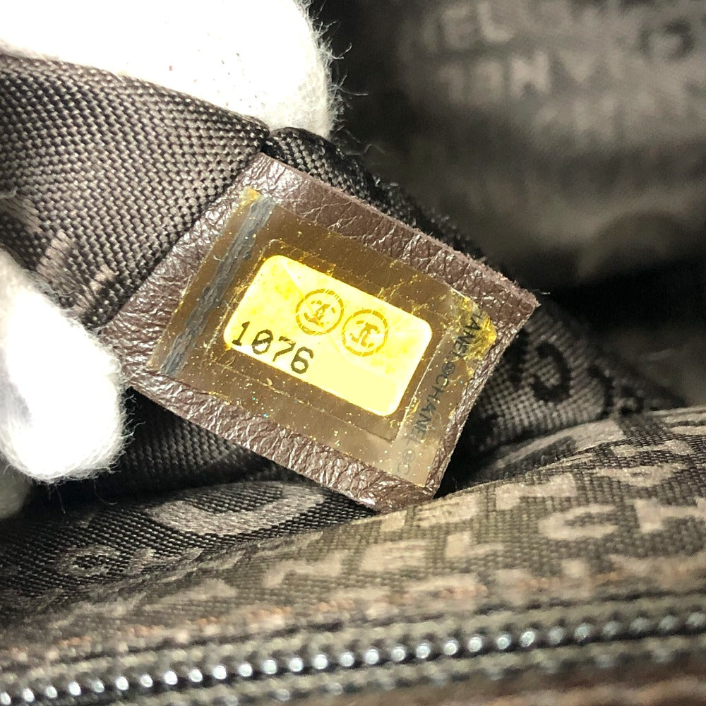 CHANEL Tote Bag leather Brown Executive 2.55