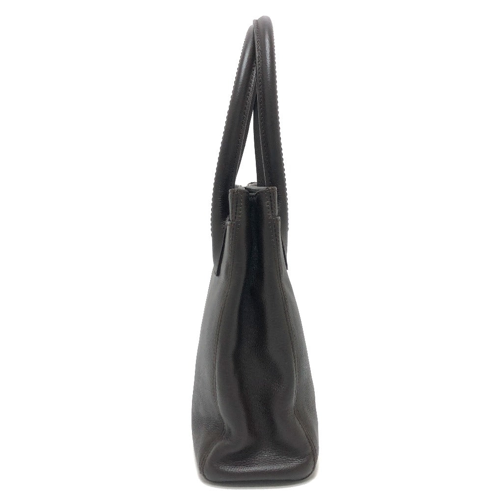 CHANEL Tote Bag leather Brown Executive 2.55