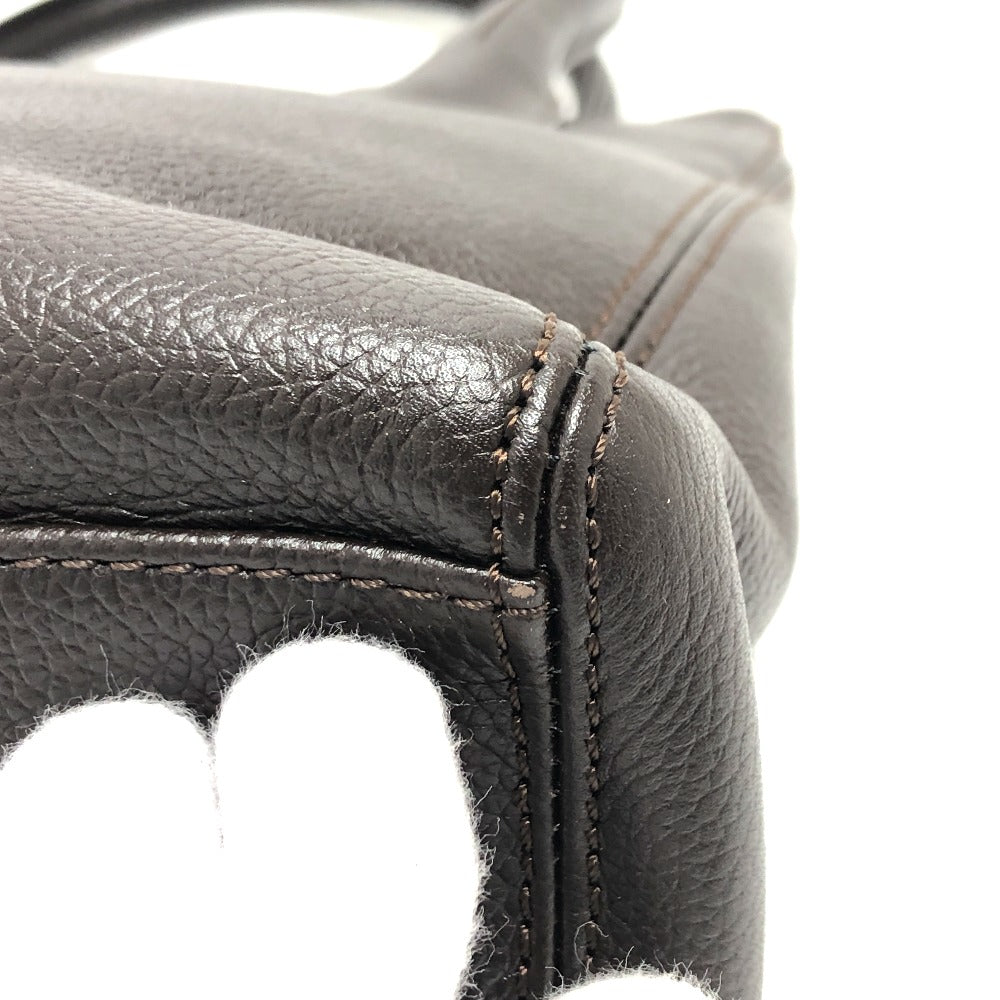 CHANEL Tote Bag leather Brown Executive 2.55