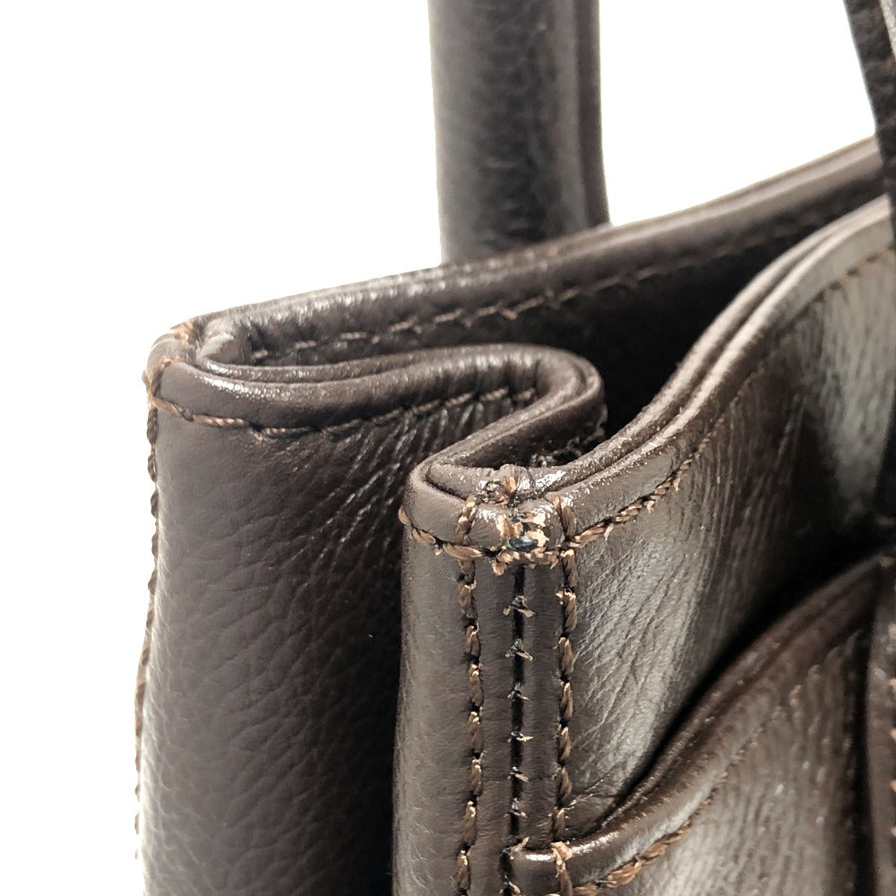 CHANEL Tote Bag leather Brown Executive 2.55