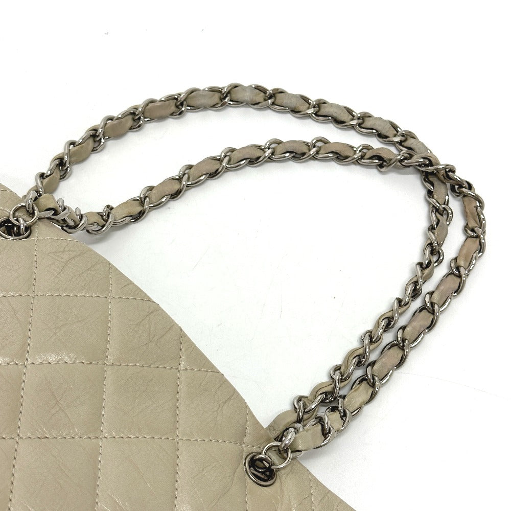 CHANEL Shoulder Bag A34317 leather white Cambon Line Cotton Club CC COCO Mark Women Used