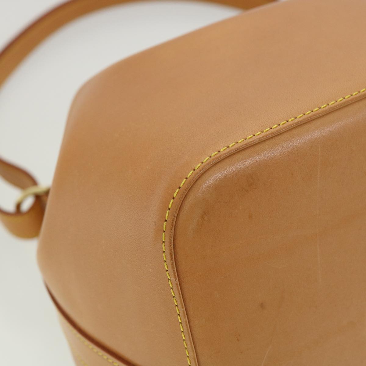 LOUIS VUITTON Nomad Leather Petit Noe Shoulder Bag Brown M85003 LV Auth 31852A