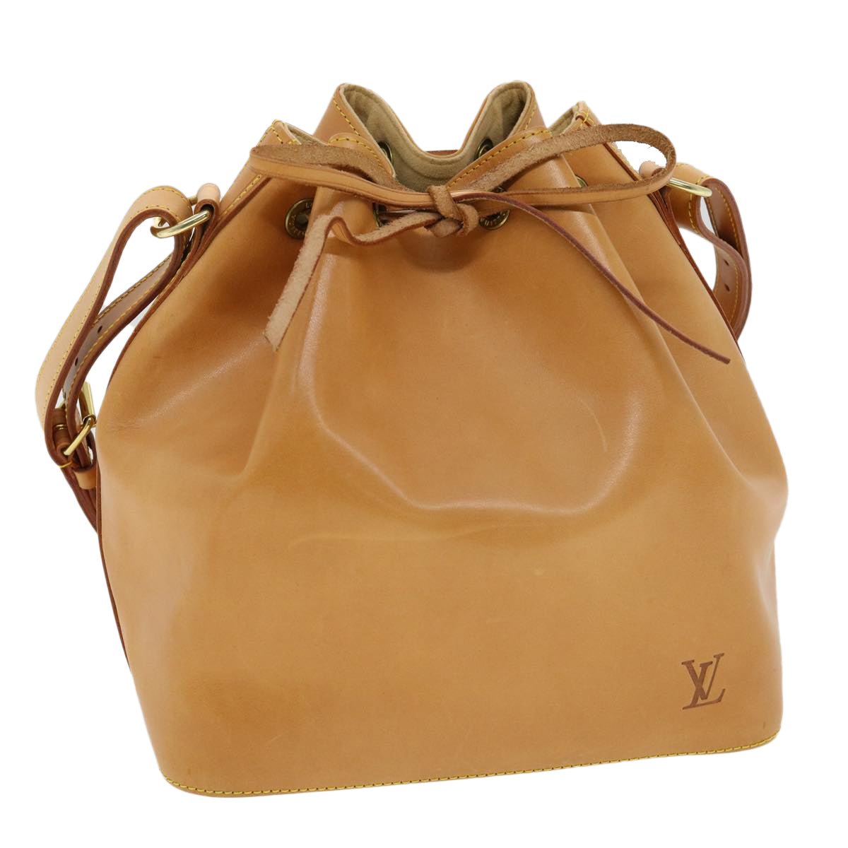 LOUIS VUITTON Nomad Leather Petit Noe Shoulder Bag Brown M85003 LV  31852A