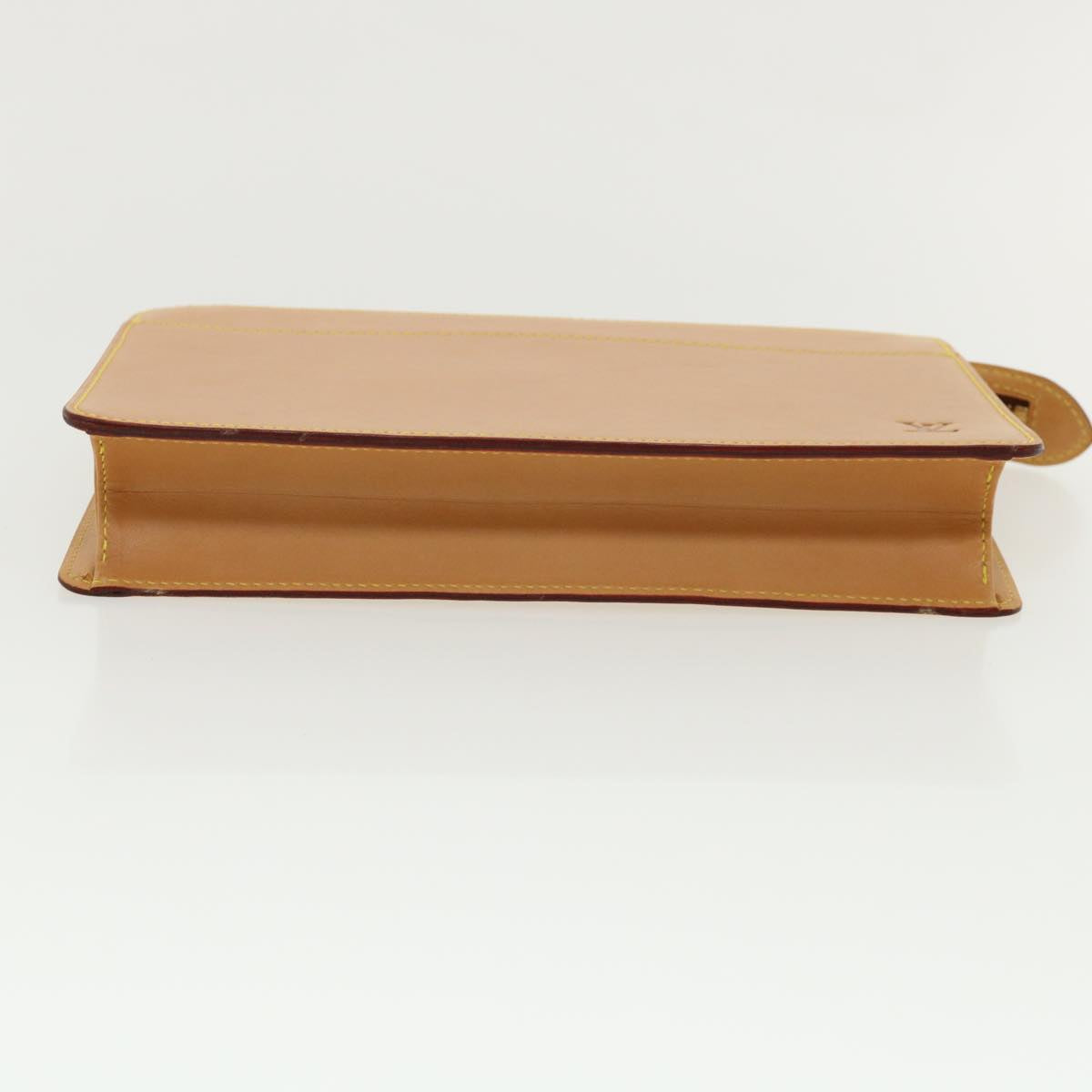 LOUIS VUITTON Pochette Homme Clutch Bag Nomad Leather SPO Brown LV Auth 31854A