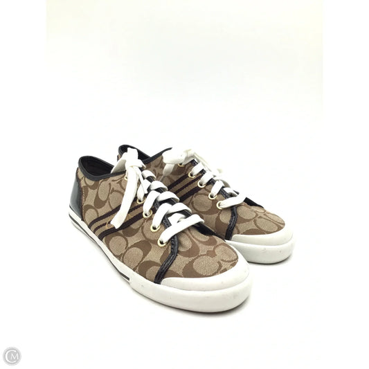 Shoes Designer By Coach In Brown, Size: 7.5