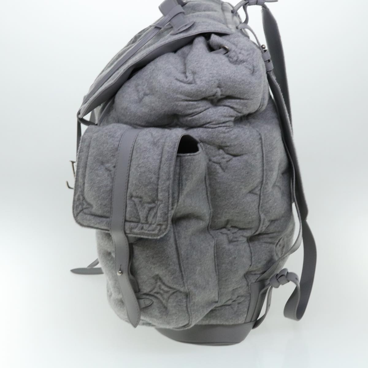 LOUIS VUITTON Monogram ChristopherXL Backpack Gray M55252 LV  31979A