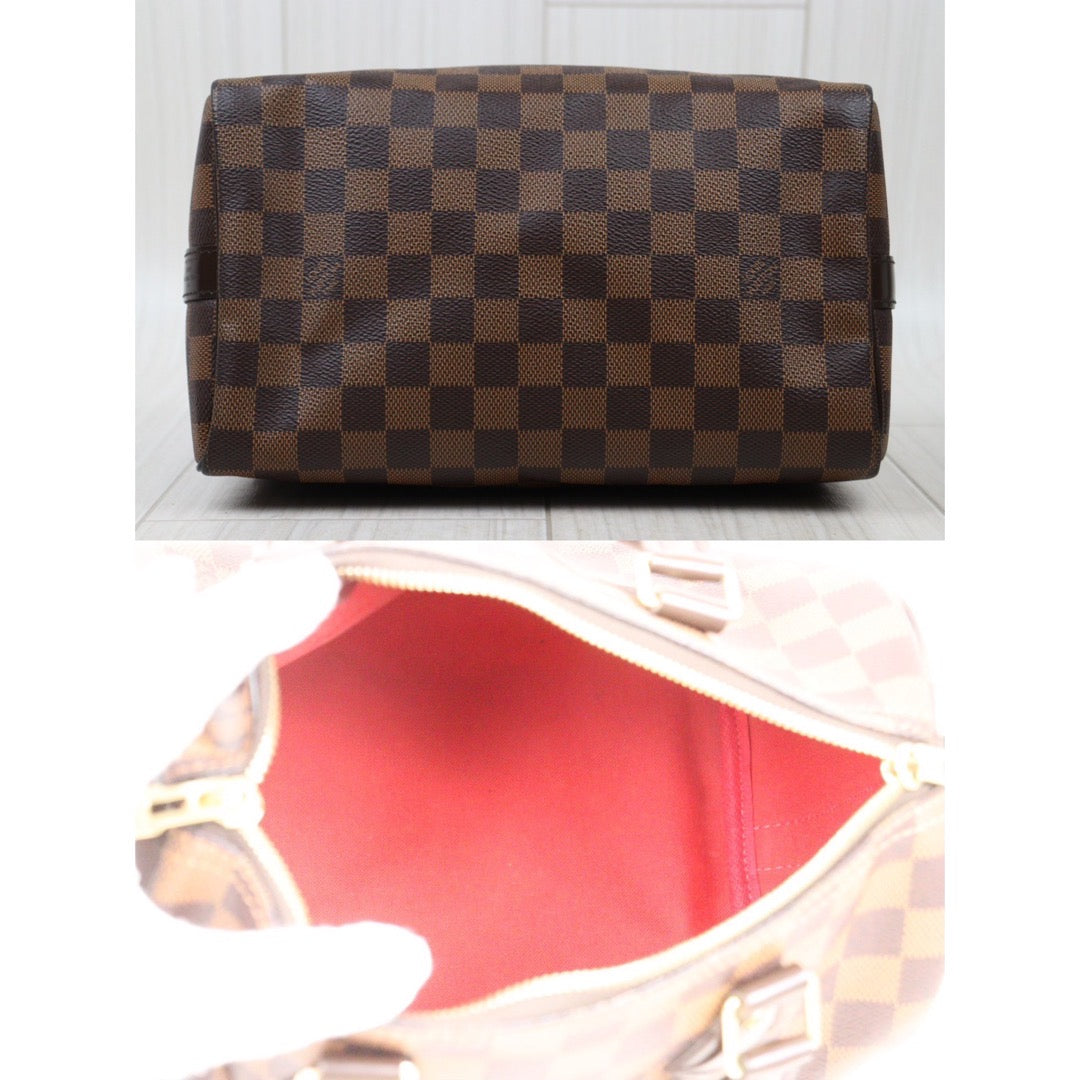 Rank AB｜ LV Damier Speedy 25 Hand Bag With Shoulder Strap｜S24061706