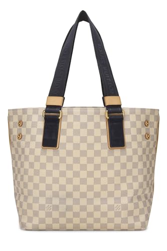 Louis Vuitton,  Damier Azur Plein Soleil Cabas PM, White