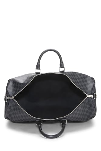 Louis Vuitton,  Damier Graphite Keepall Bandouliere 55, Black