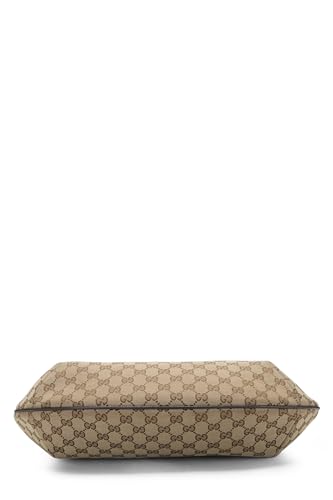 Gucci, Original GG Canvas Web Round Messenger Large, Brown