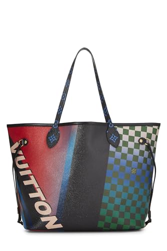 Louis Vuitton,  Multicolor Coated Canvas Race Neverfull MM, Multi